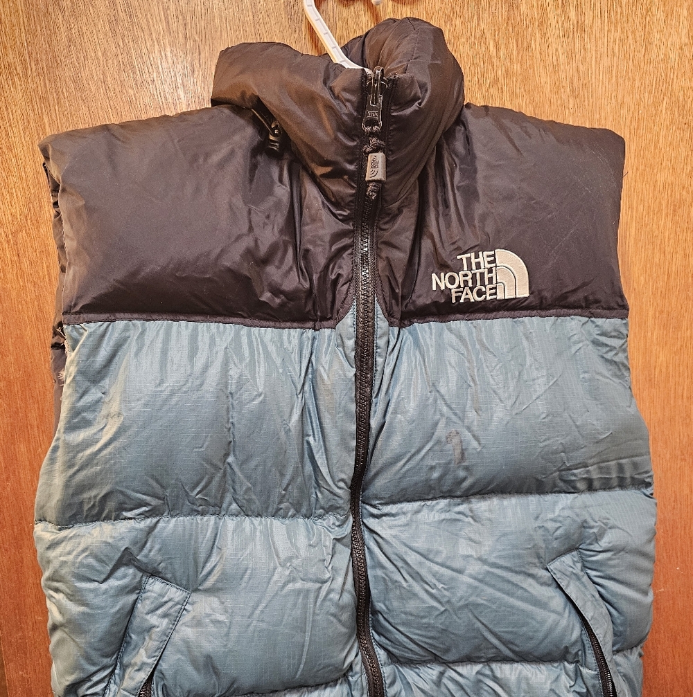 The North Face Two-Tone Blue Puffer Vest